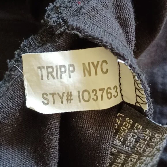 Vintage 90's Y2K Tripp NYC Black & White Lace Maid Skirt Size XL - Picture 6 of 7